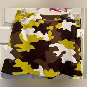 XL MICHAEL Michael Kors camouflage mini skirt